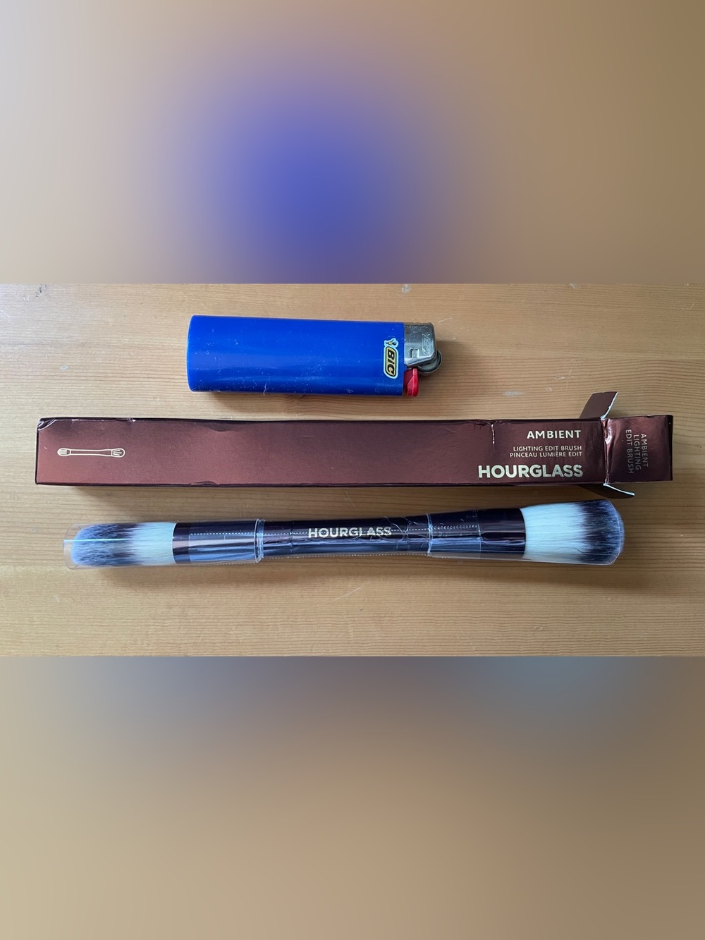 Hourglass Ambient Dual-Ended Makeup Brush - never used, still in packaging